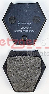 METZGER 1170364 Bremsbelagsatz, Scheibenbremse